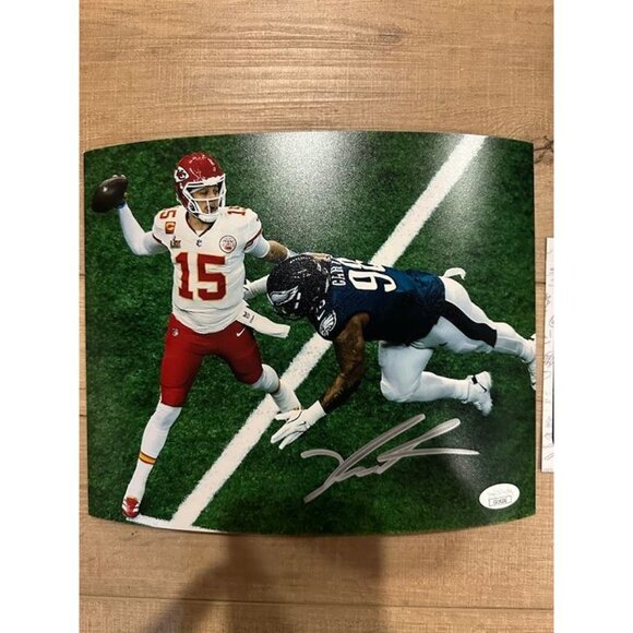 Jalen Carter signed autographed Philadelphia Eagles SBLIX 8x10 Photo JSA - Picture 2 of 4